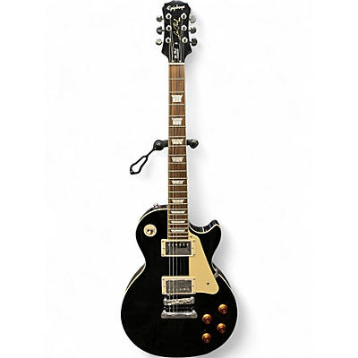 Used Epiphone Les Paul Standard Ebony Solid Body Electric Guitar