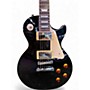 Used Epiphone Les Paul Standard Ebony Solid Body Electric Guitar Ebony
