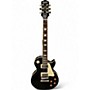 Used Epiphone Les Paul Standard Ebony Solid Body Electric Guitar Ebony