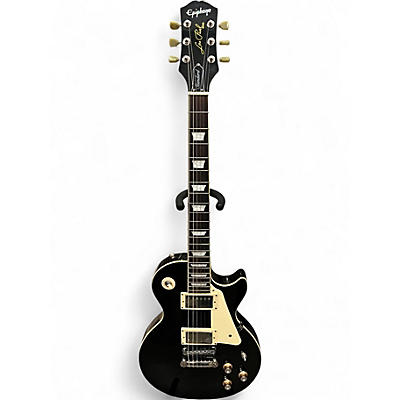 Used Epiphone Les Paul Standard Ebony Solid Body Electric Guitar