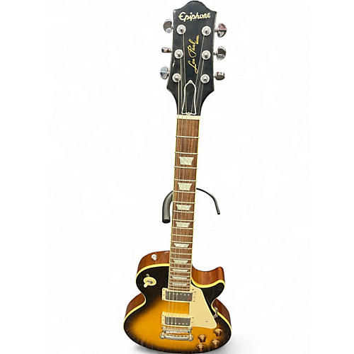 Used Epiphone Les Paul Standard Elite 2 Color Sunburst Solid Body Electric Guitar 2 Color Sunburst