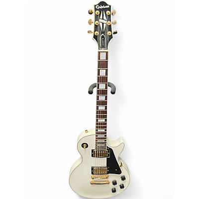 Used Epiphone Les Paul Standard Elite Alpine White Solid Body Electric Guitar