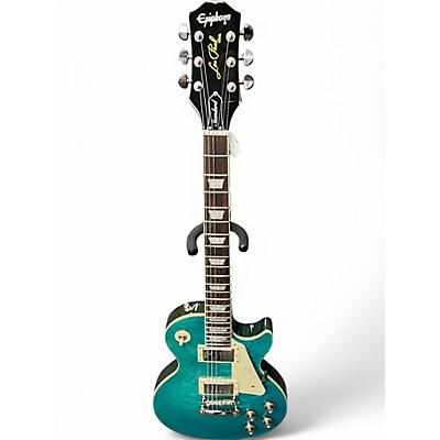 Used Epiphone Les Paul Standard FADED TURQUOISE Solid Body Electric Guitar