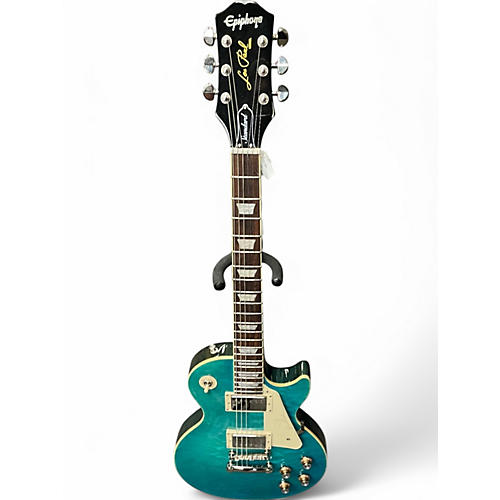 Used Epiphone Les Paul Standard FADED TURQUOISE Solid Body Electric Guitar FADED TURQUOISE