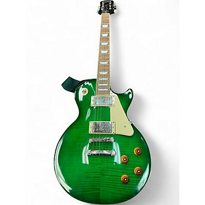 Used Epiphone Les Paul Standard GREEN BURST Solid Body Electric Guitar