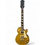 Used Epiphone Les Paul Standard Gold Solid Body Electric Guitar Gold