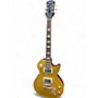Used Epiphone Les Paul Standard Gold Solid Body Electric Guitar Gold