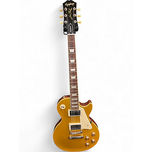 Used Epiphone Les Paul Standard Gold Top Solid Body Electric Guitar Gold Top