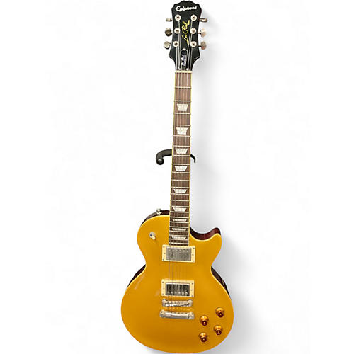 Used Epiphone Les Paul Standard Gold Top Solid Body Electric Guitar Gold Top
