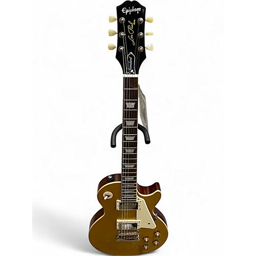 Used Epiphone Les Paul Standard Gold Top Solid Body Electric Guitar Gold Top