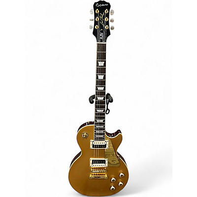 Used Epiphone Les Paul Standard Gold Top Solid Body Electric Guitar