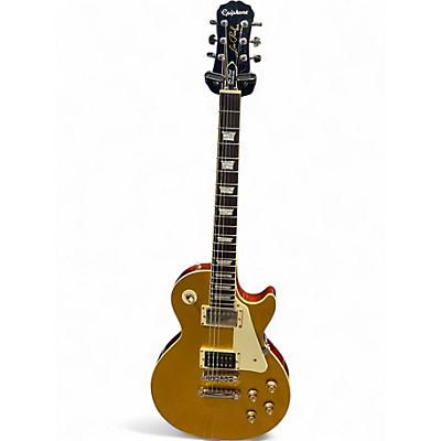 Used Epiphone Les Paul Standard Gold Top Solid Body Electric Guitar