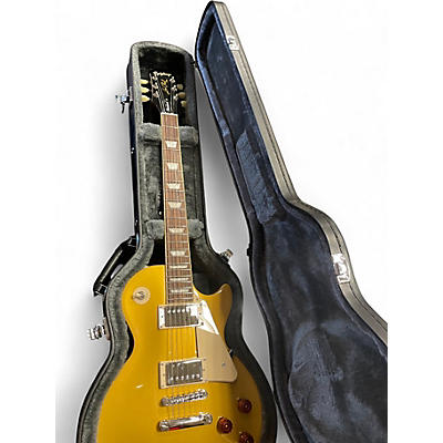 Used Epiphone Les Paul Standard Gold Top Solid Body Electric Guitar