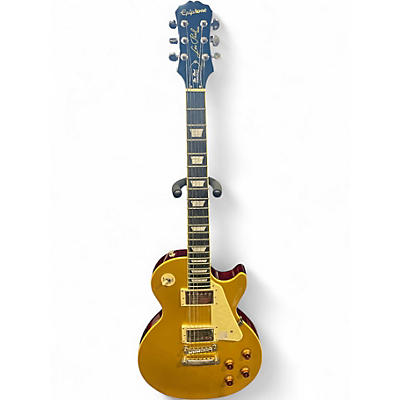 Used Epiphone Les Paul Standard Gold Top Solid Body Electric Guitar
