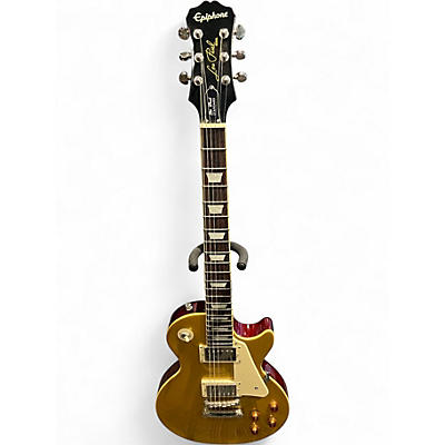 Used Epiphone Les Paul Standard Gold Top Solid Body Electric Guitar