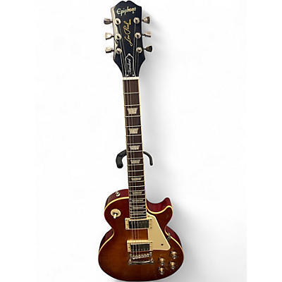 Used Epiphone Les Paul Standard Iced Tea Burst Solid Body Electric Guitar