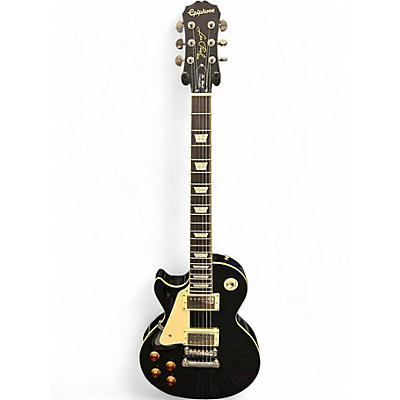 Used Epiphone Les Paul Standard Left Handed Black Electric Guitar