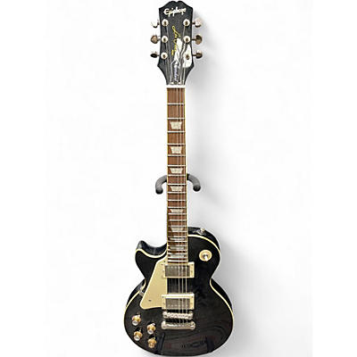 Used Epiphone Les Paul Standard Left Handed Black Electric Guitar