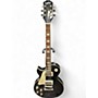 Used Epiphone Les Paul Standard Left Handed Black Electric Guitar Black