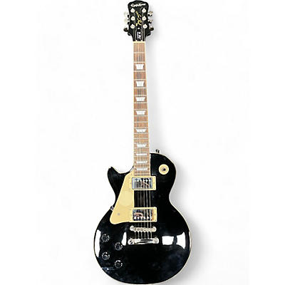 Epiphone Used Epiphone Les Paul Standard Left Handed Ebony Electric Guitar