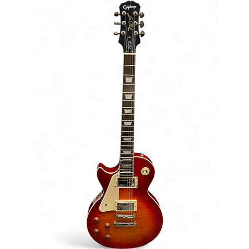 Used Epiphone Les Paul Standard Left Handed Heritage Cherry Sunburst Electric Guitar Heritage Cherry Sunburst