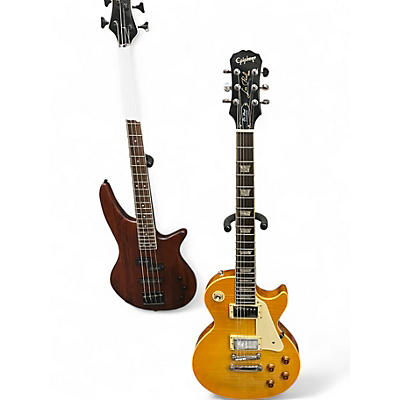 Used Epiphone Les Paul Standard Lemon Burst Solid Body Electric Guitar