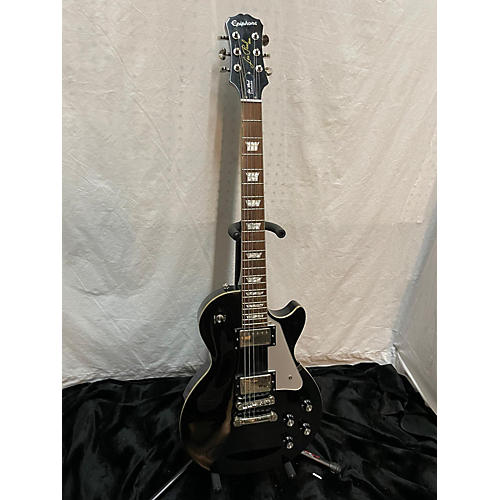 Epiphone Used Epiphone Les Paul Standard Limited Edition Black Solid Body Electric Guitar Black