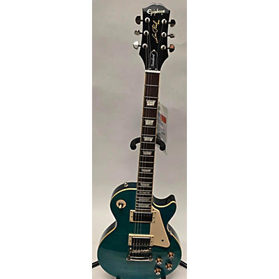 Epiphone Used Epiphone Les Paul Standard Loch Ness Green Solid Body Electric Guitar