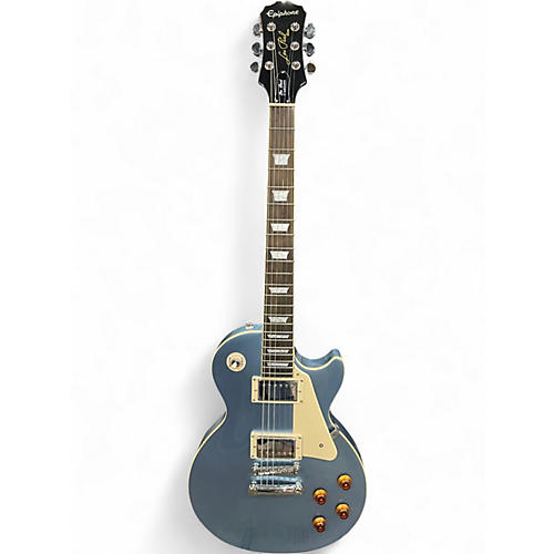 Used Epiphone Les Paul Standard Metallic Blue Solid Body Electric Guitar Metallic Blue