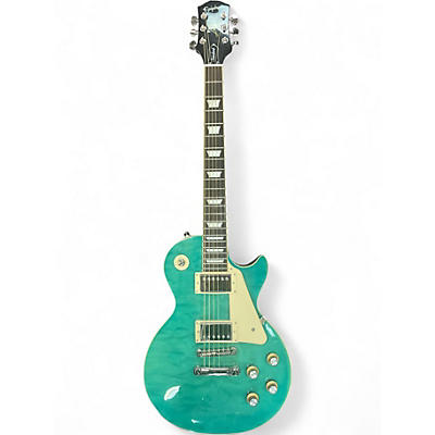 Used Epiphone Les Paul Standard Ocean Turquoise Solid Body Electric Guitar
