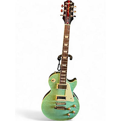 Used Epiphone Les Paul Standard Ocean Turquoise Solid Body Electric Guitar