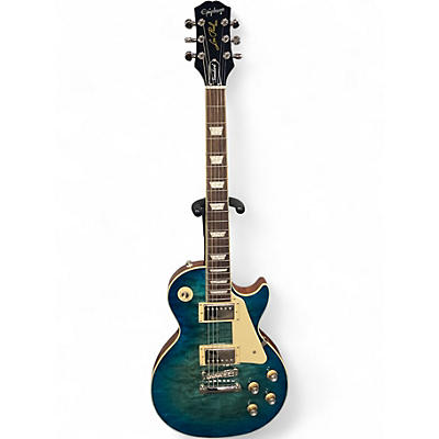 Used Epiphone Les Paul Standard Ocean Water Perimeter Solid Body Electric Guitar
