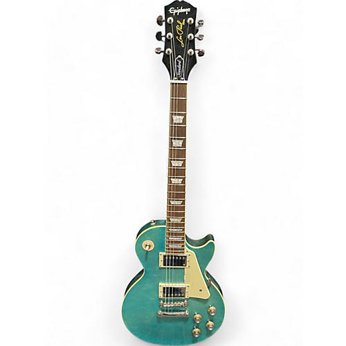 Epiphone Used Epiphone Les Paul Standard Pelham Blue Solid Body Electric Guitar Pelham Blue