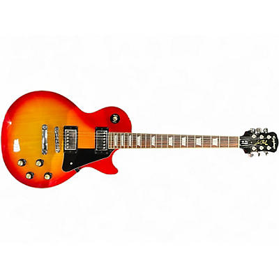 Used Epiphone Les Paul Standard Plain Top Cherry Sunburst Solid Body Electric Guitar