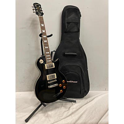 Epiphone Used Epiphone Les Paul Standard Plain Top Ebony Solid Body Electric Guitar