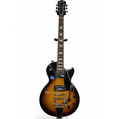 Used Epiphone Les Paul Standard Plain Top with Bigsby 2 Tone Sunburst Solid Body Electric Guitar
