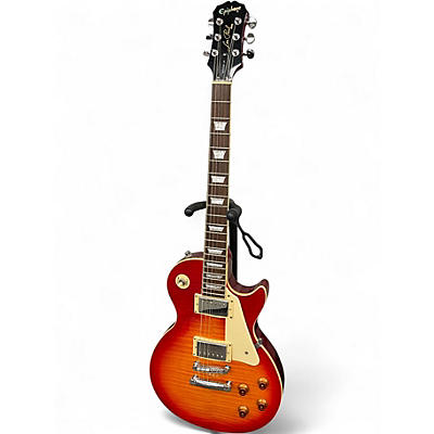 Used Epiphone Les Paul Standard Plus Cherry Sunburst Solid Body Electric Guitar