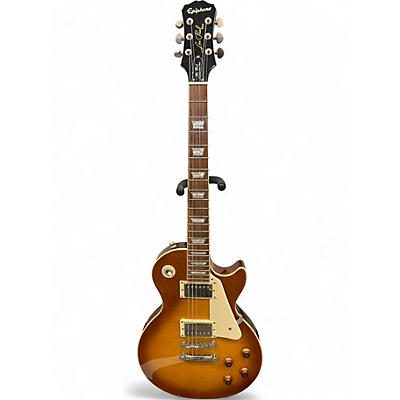 Used Epiphone Les Paul Standard Plus Pro Honey Burst Solid Body Electric Guitar