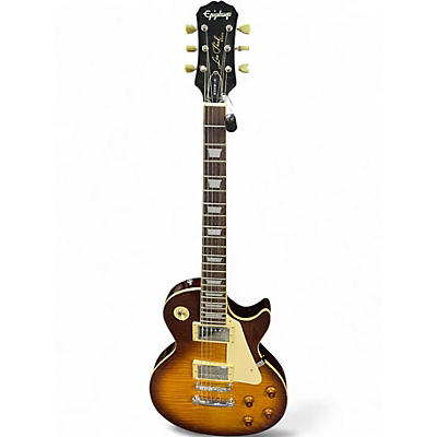Used Epiphone Les Paul Standard Plus Top Tobacco Burst Solid Body Electric Guitar