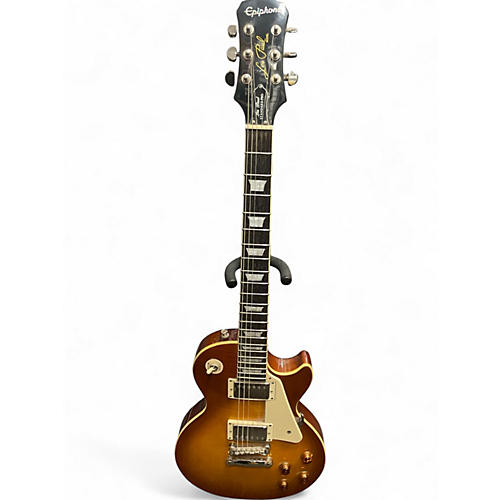 Used Epiphone Les Paul Standard Pro 2 Tone Sunburst Solid Body Electric Guitar 2 Tone Sunburst