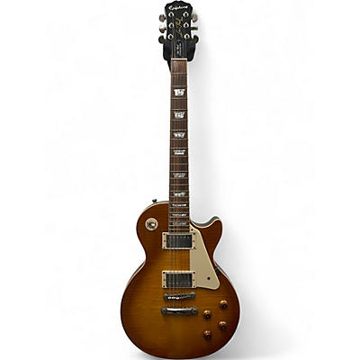 Used Epiphone Les Paul Standard Pro Amber Solid Body Electric Guitar
