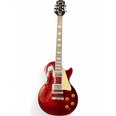 Used Epiphone Les Paul Standard Pro Blood Orange Solid Body Electric Guitar