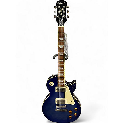 Epiphone Used Epiphone Les Paul Standard Pro Blue Burst Solid Body Electric Guitar Blue Burst