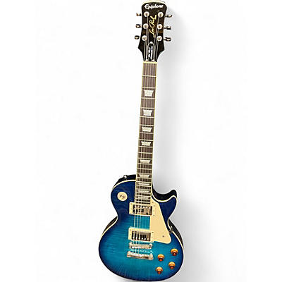 Used Epiphone Les Paul Standard Pro Blue Burst Solid Body Electric Guitar