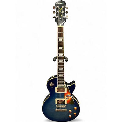 Used Epiphone Les Paul Standard Pro Blue Burst Solid Body Electric Guitar
