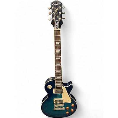 Used Epiphone Les Paul Standard Pro Blue Burst Solid Body Electric Guitar