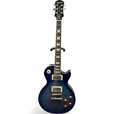 Used Epiphone Les Paul Standard Pro Blue Burst Solid Body Electric Guitar