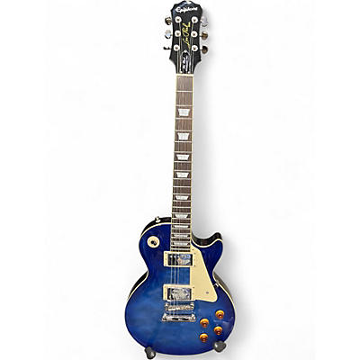 Used Epiphone Les Paul Standard Pro Blue Burst Solid Body Electric Guitar
