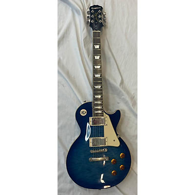 Epiphone Used Epiphone Les Paul Standard Pro Blue Solid Body Electric Guitar