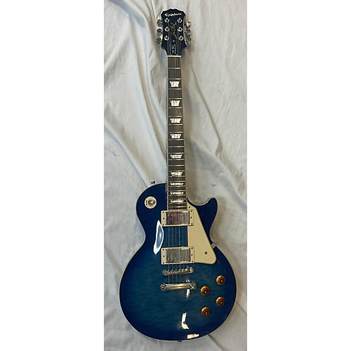 Epiphone Used Epiphone Les Paul Standard Pro Blue Solid Body Electric Guitar Blue